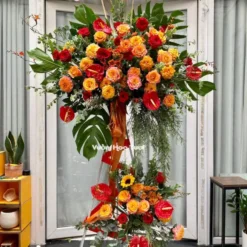 Kệ hoa chúc mừng Tropical Style