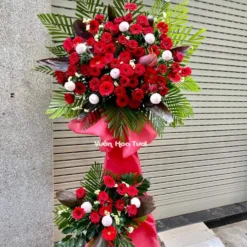 Kệ hoa khai trương tài lộc