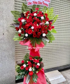 Kệ hoa khai trương tài lộc