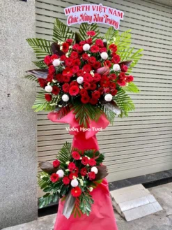 Kệ hoa khai trương tài lộc