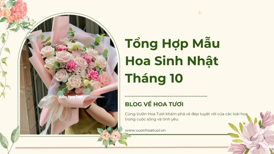 banner hoa sinh nhật tháng 10