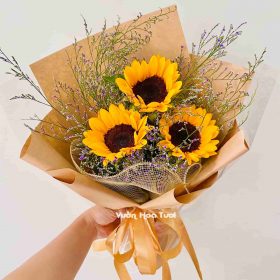 Bó Hoa Hướng Dương 03 Bông