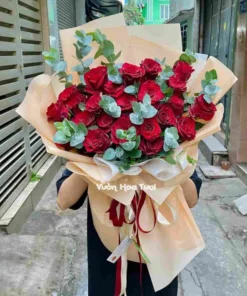 Bó Hoa Hồng Đỏ Ngọt Ngào L