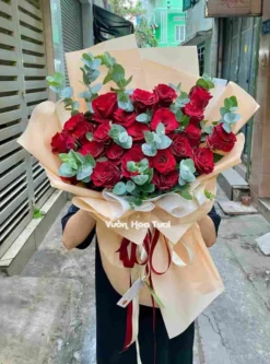 Bó Hoa Hồng Đỏ Ngọt Ngào L