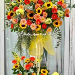 Kệ Hoa Khai Trương Sunflower Tropical