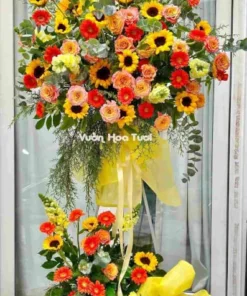 Kệ Hoa Khai Trương Sunflower Tropical