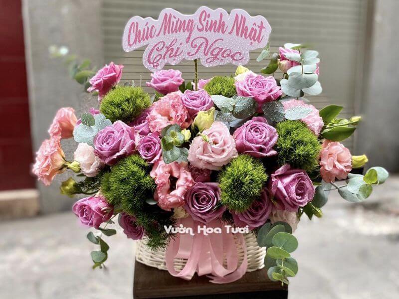 Gợi ý 99 Lời Chúc Mừng Sinh Nhật và Hoa Sinh Nhật Phù Hợp 4 Lời chúc mừng sinh nhật ý nghĩa và lẵng hoa tặng sếp