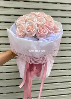 Bó Hoa Hồng Kem Dâu Sweetlove 2