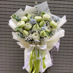 Bó Hoa Sen Xanh Newsdays