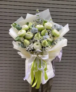 Bó Hoa Sen Xanh Newsdays