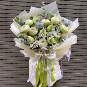 Bó Hoa Sen Xanh Newsdays