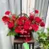 Giỏ hoa khai trương Hồng Đỏ Hồng Phát 1