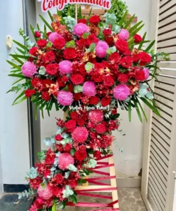 Kệ Hoa Khai Trương Cao Cấp RedBall