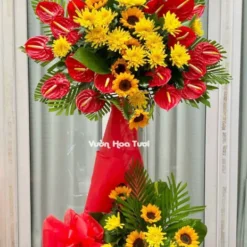 Kệ Hoa Khai Trương Rực Rỡ 3