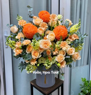 Lẵng hoa tặng ngày báo chí Việt Nam