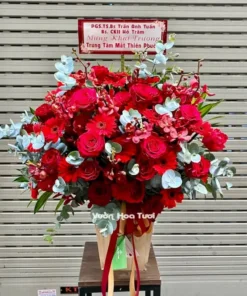 Lẵng Hoa Hồng Khai Trương Đạt Phát