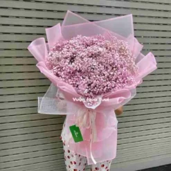 Bó Hoa Baby Hồng Size Trung 2