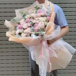 bó hoa đẹp mừng sinh nhật Kem Dâu