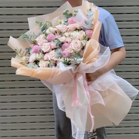 bó hoa đẹp mừng sinh nhật Kem Dâu