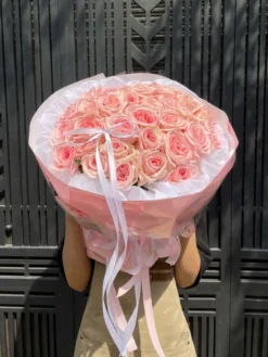 Bó Hoa Sinh Nhật Tặng Sếp Ohara Hồng