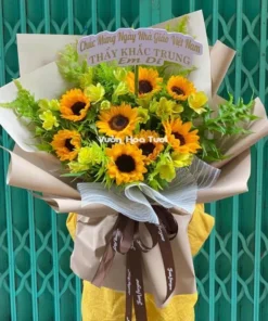 Bó Hoa Hướng Dương Tặng Thầy