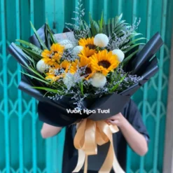 Bó Hoa Hướng Dương Mạnh Mẽ 2011