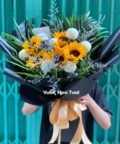 Bó Hoa Hướng Dương Mạnh Mẽ 2011