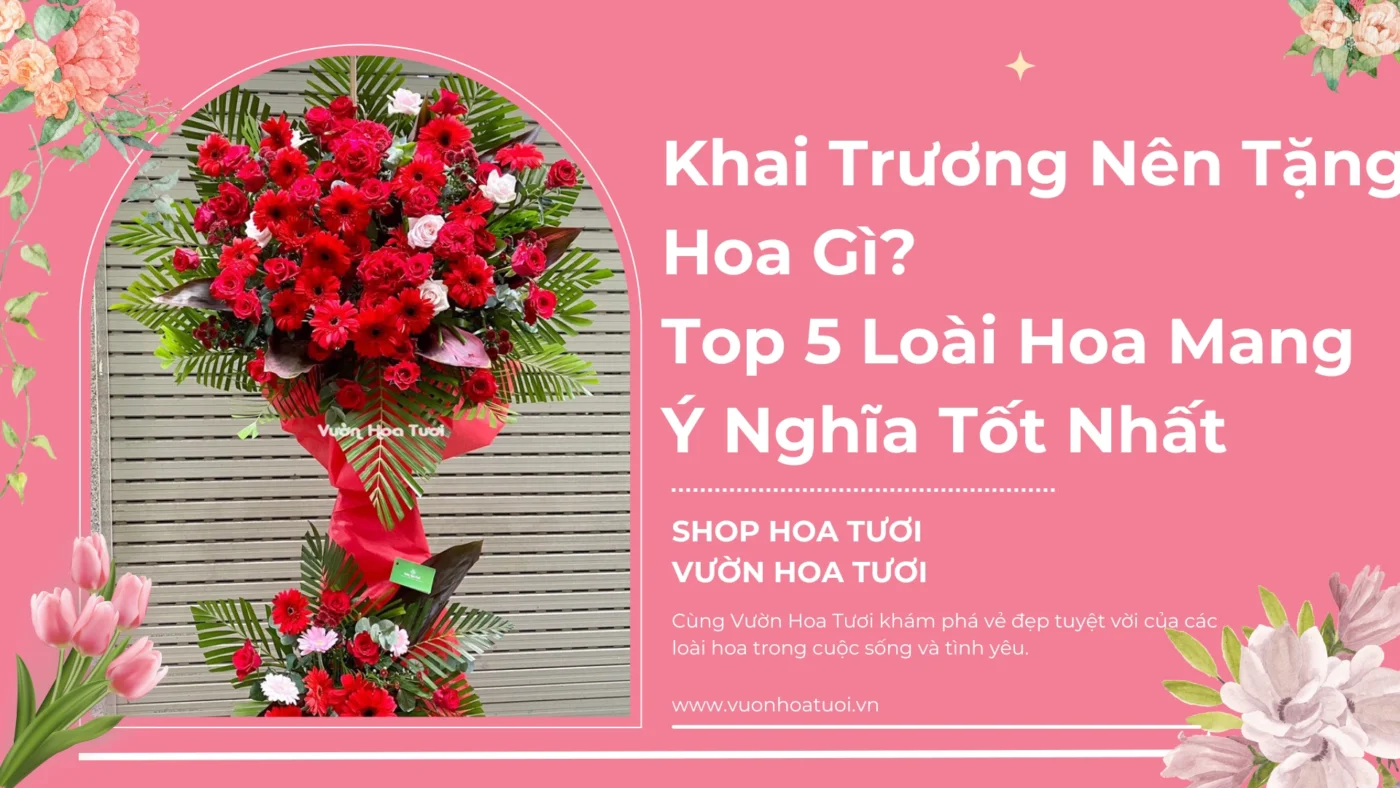 Khai Trương Nên Tặng Hoa Gì