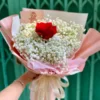 Bó Hoa Baby Trắng Hồng Đỏ 2112 Bó Hoa Baby Trắng Hồng Đỏ