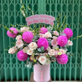 Lẵng Hoa Sinh Nhật Sếp Nữ Tinh Tế