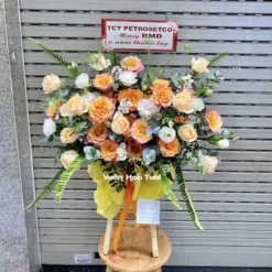 Kệ Hoa Mini Khai Trương Ngày Nắng Ấm
