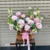Giỏ Hoa Sinh Nhật Ngọt Ngào Hồng Phấn Giỏ Hoa Sinh Nhật Ngọt Ngào Hồng Phấn
