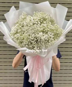 Bó Hoa Baby Trắng Tinh Khôi