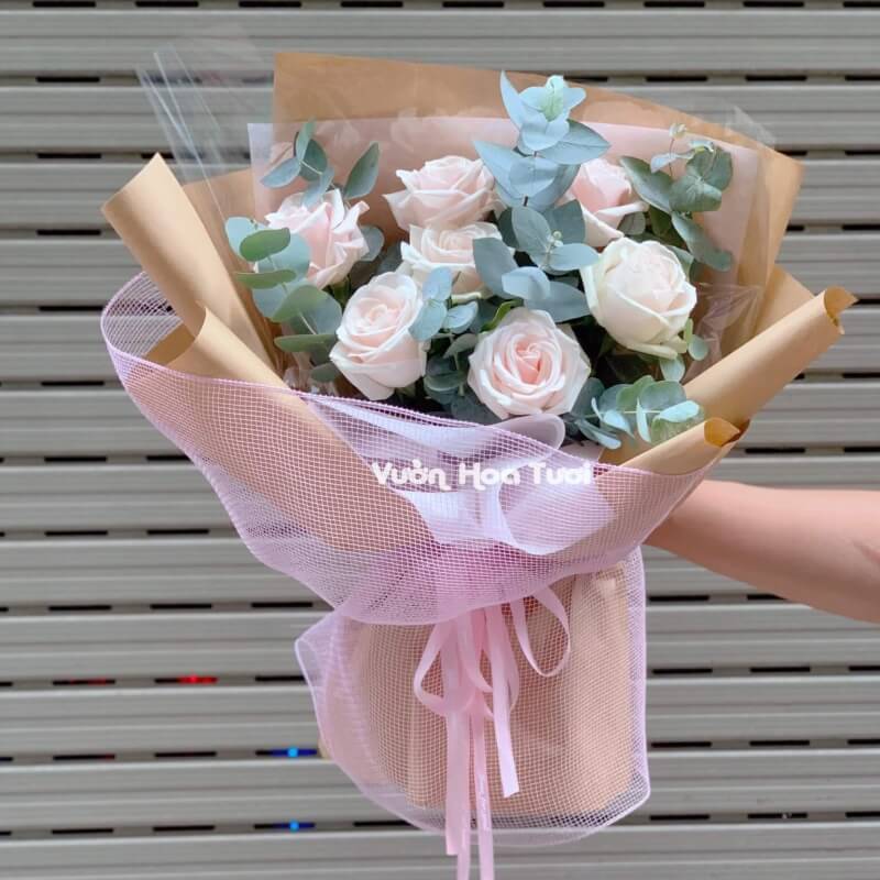 Hình ảnh bó hoa hồng đẹp tặng sinh nhật giá rẻ tại phường Tam Hiệp