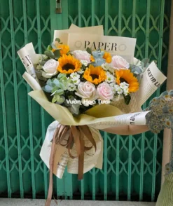 Hoa Sự Kiện Cao Cấo Hồng & Hướng Dương