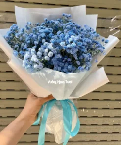 Bó Hoa Baby Mini Xanh Dương