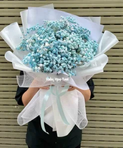 Bó Hoa Baby Xanh Blue