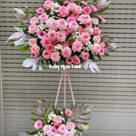 Kệ Hoa Khai Trương Spa Hồng Ohara Hồng