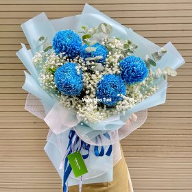 Bó Hoa Cúc Mẫu Đơn Tặng Sếp Nam