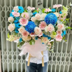 Kệ Hoa Sinh nhật Mini BluePink