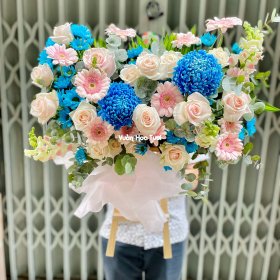 Kệ Hoa Sinh nhật Mini BluePink