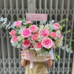 Giỏ Hoa Khai Trương Lạc Thần