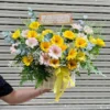 Giỏ Hoa Khai Trương Đồng Tiền Vàng Giỏ Hoa Khai Trương Đồng Tiền Vàng