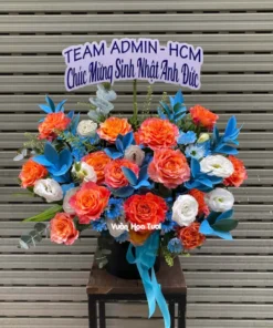 Đặt Hoa Online Hộp Hoa Sinh Nhật BlueSpirit