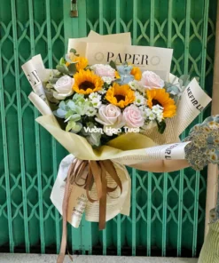 Bó Hoa Hướng Dương Tốt Nghiệp Hiện Đại