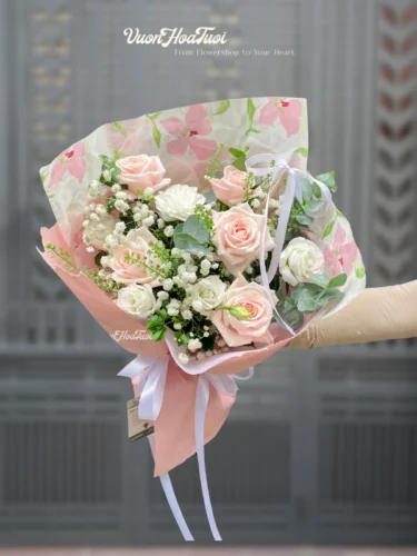 Bó Hoa Hồng Giá Rẻ Phong Cách Hàn Quốc Bó Hoa Hồng Giá Rẻ Phong Cách Hàn Quốc