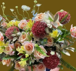 lẵng hoa mừng sinh nhật sang trọng 2