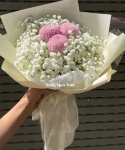Bó Hoa Baby Ping Pong Sinh Nhật Tuyệt Vời