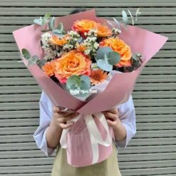Bó Hoa Cam Spirit nhỏ gọn