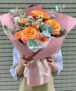 Bó Hoa Cam Spirit nhỏ gọn